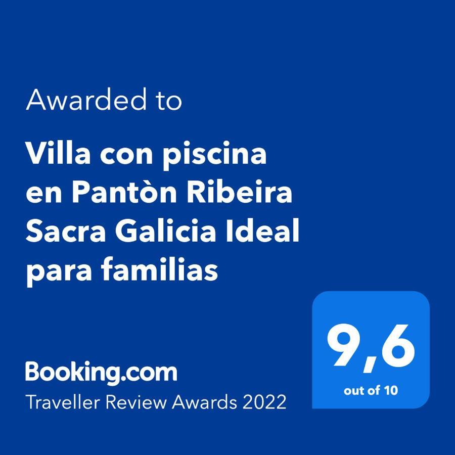 Villa Con Piscina En Panton Ribeira Sacra Galicia Ideal Para Familias المظهر الخارجي الصورة
